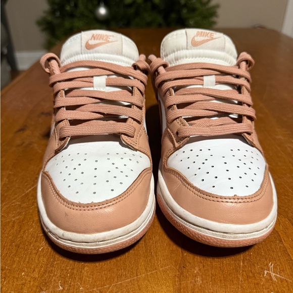 Women’s Nike Dunk Low Rose Wisper Sneakers - Picture 2 of 10